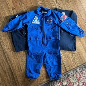 Toddler astronaut costume (18mo) with 2 adult polos (s/l)